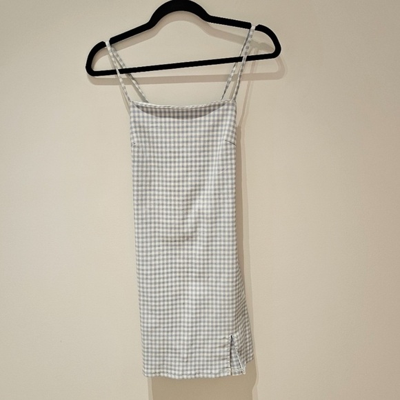Garage Blue Gingham Paris Dress S - Picture 2 of 7